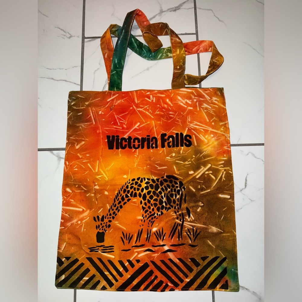 victoria falls tote bag